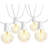 White String Lights - 97FT With 49 G40 LED Bulbs (1 Spar...