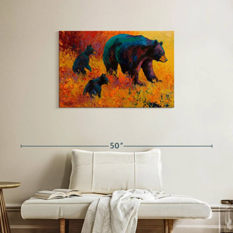 Brampt Double Trouble Black Bear, 24" H x 36" W