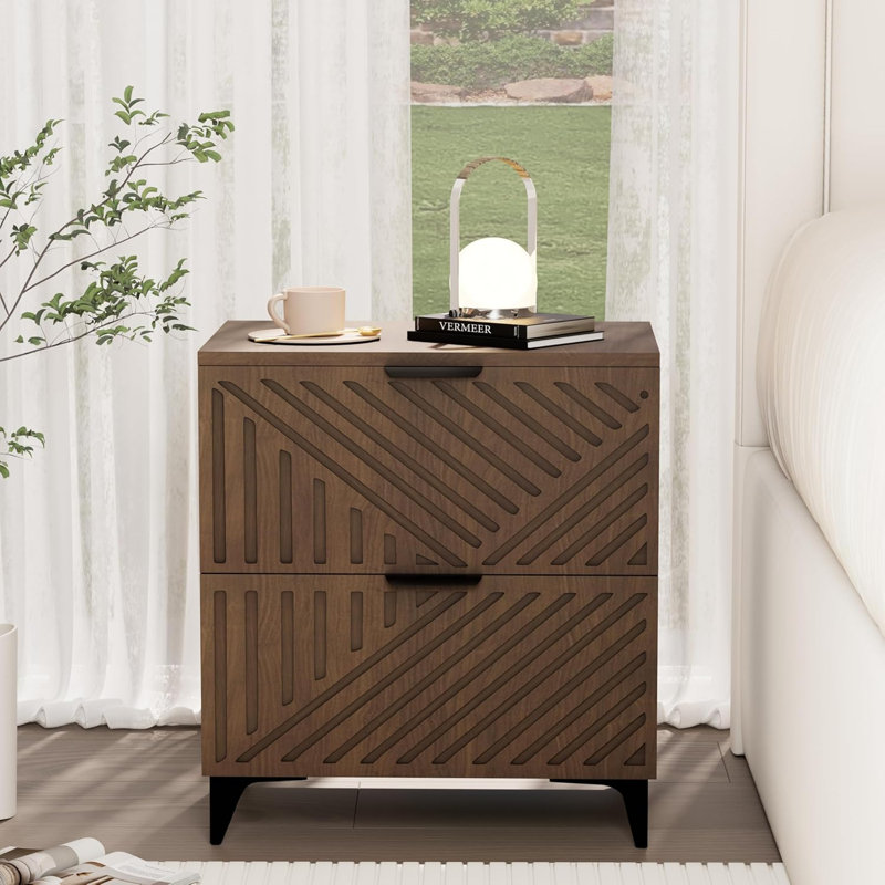 Groove Bedside Table