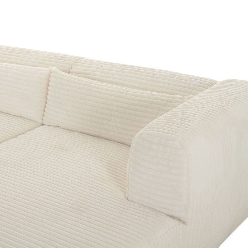 Canapé modulaire Tov Furniture Tarra Fluffy, Orienté à droite