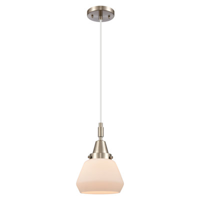 Downtown Urban - Caden Amylynn - 1 Light 7" Cord Hung Mini Pendant