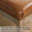 Repose-pieds en cuir Cristan-67475586
