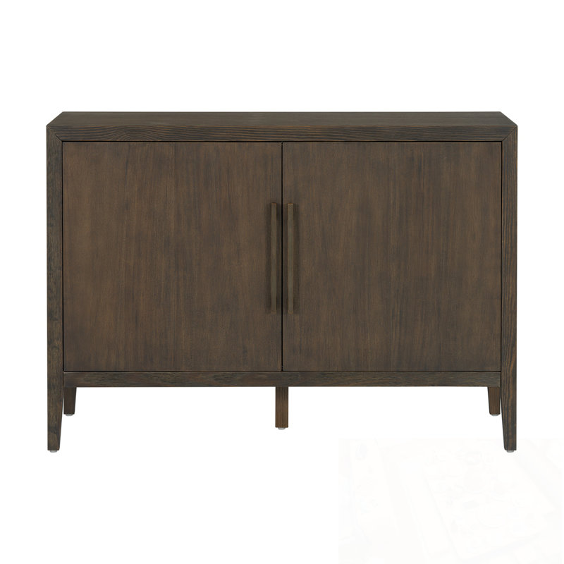 Hemel avec 2 portes et pieds réglables, Marron foncé
