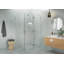 Halo 46 in. x 40 in. x 78 in. 90-degree Fully Frameless Glass Hinged Shower Enclosure-1114946938