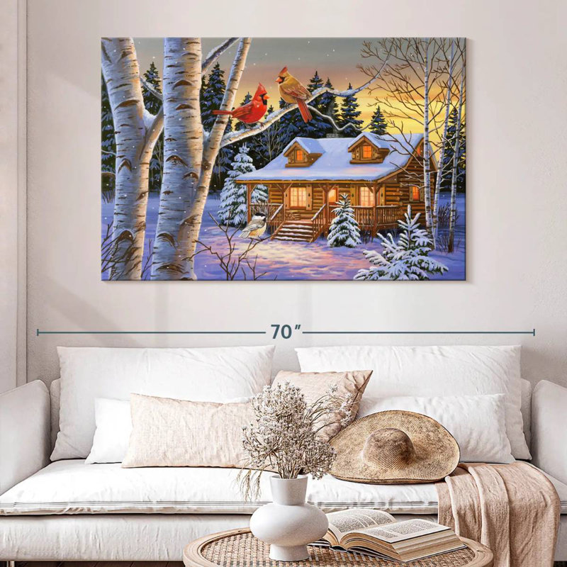 Lilie Rustic Retreat, 34" H x 51" W
