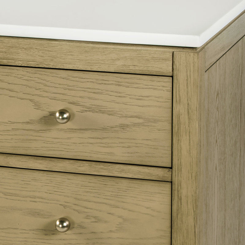 Nora 48 in. W Quartz Single Sink Bathroom Vanity Set, Wheat Oak