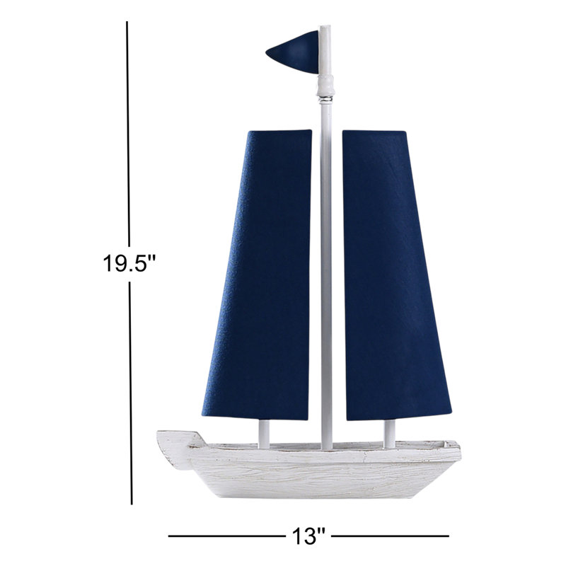 Lampe de table blanche 19,5 po Annia