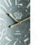 Large Vintage Black Rectangular Wall Clock With White Numerals, Home Decor Accent Clock