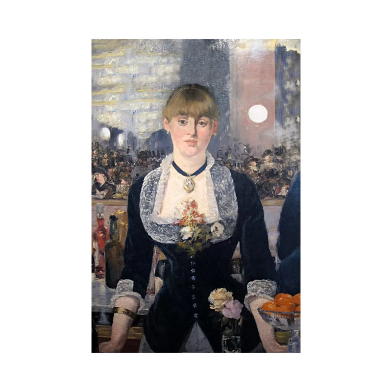 A Bar At The Folies Bergere by Edouard Manet - Wrapped Canvas Painting, 101.6 cm H x 66.04 cm W x 3.175 cm D