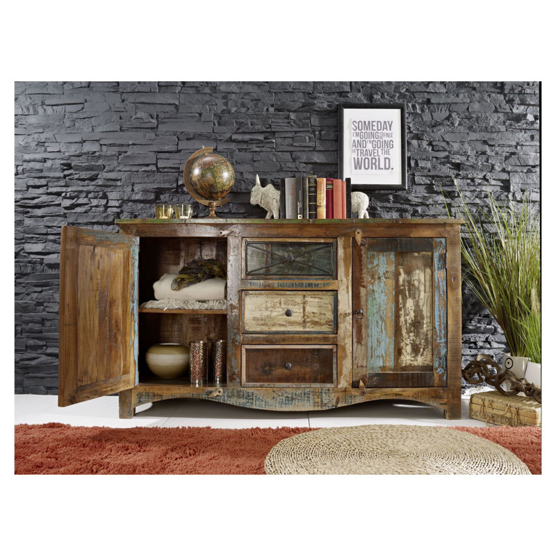 Nature Of Spirit Solid Wood 150cm W 3 - Drawer Chest of Drawers
