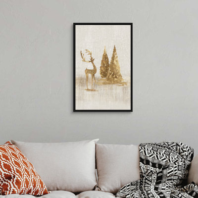 Gracieuse fête hivernale-reproduction d’art sur toile