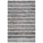 Kenra Hand Tufted Wool/Cotton Striped Rug in Ivory/Black-1463902608