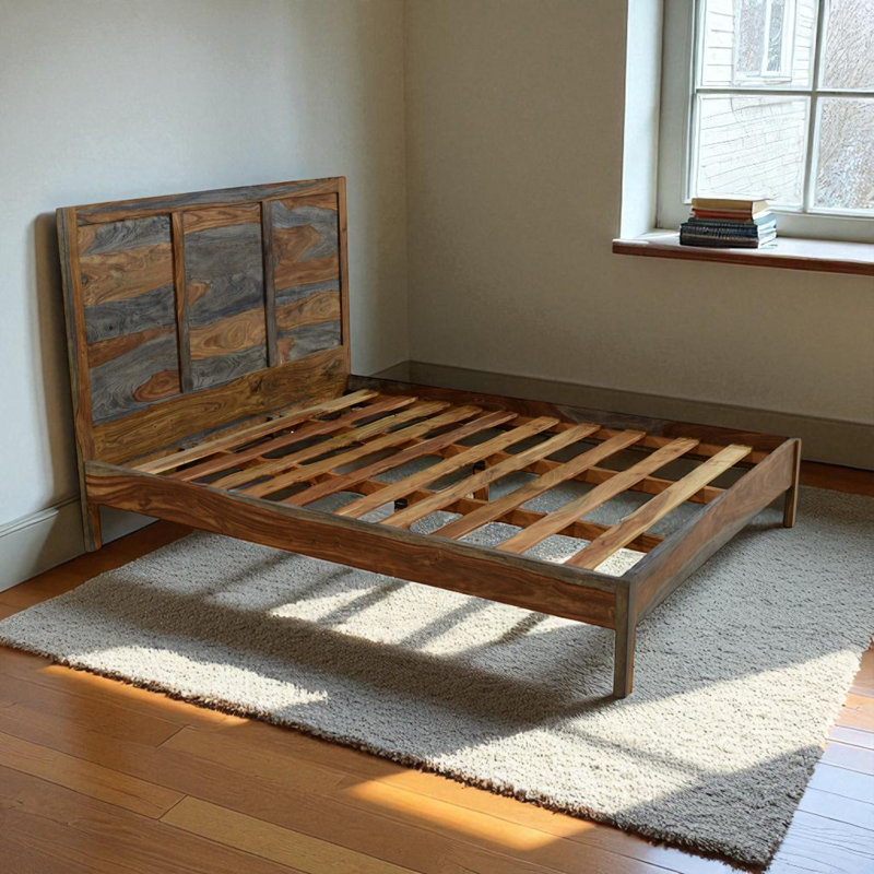 Goa Solid Wood Bed, Kingsize (5')