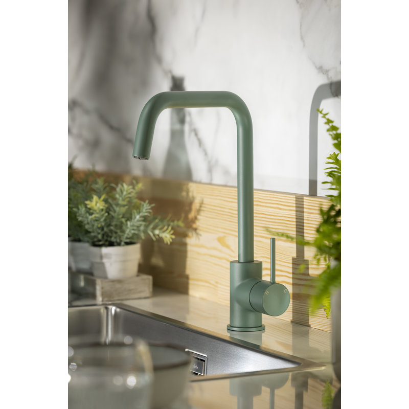 Abode Designs Vigour Kitchen Faucet, Forest Green