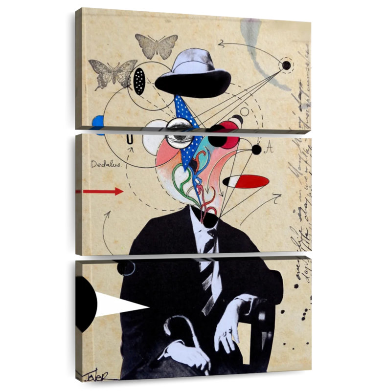 Keiraleigh Deconstructing James Joyce, 74" H x 48" W