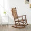 Chaise berçante d'extérieur en bois massif-94338804