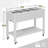 Raised Garden Bed - Outdoor Elevated Planter With Weatherproof Resin, Shelf & 4 Swivel Wheels-1229401061