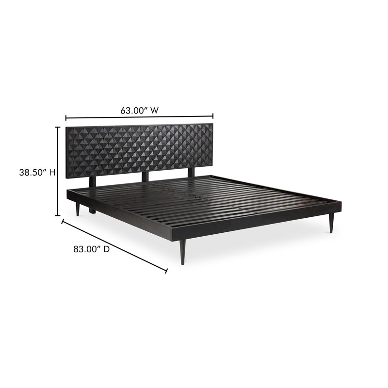 Pablo Bed, Queen, Black