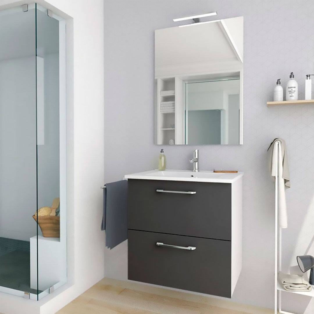Barrister 60cm Wall Mount Single Vanity