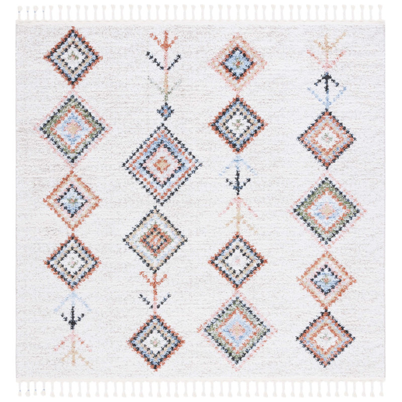Chapel Performance Geometric Rug, Square 6'7"