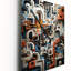 Horloge murale moderne abstraite I-1627634140