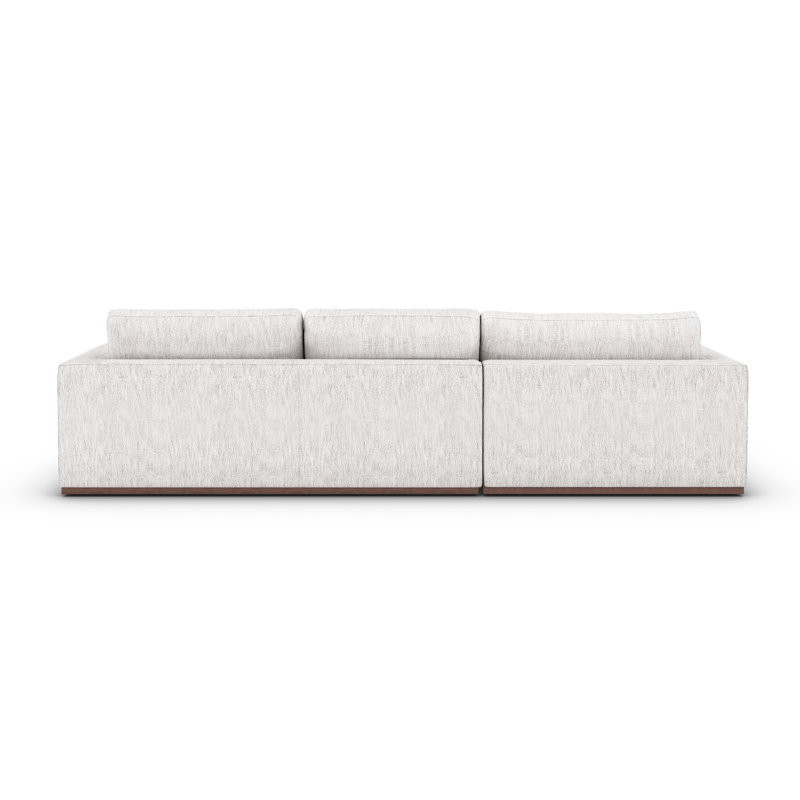 Marah Upholstered L-Shaped Sectional, Left Hand Facing, Merino Cotton