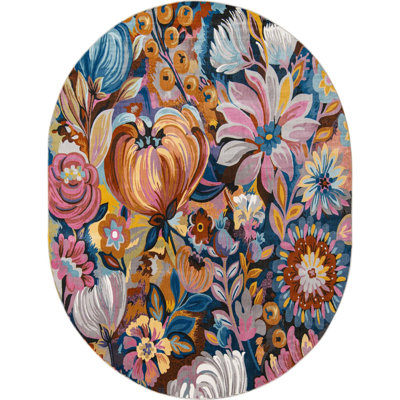 Clydine Floral Indoor Rug