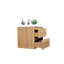 Ensemble de meuble-lavabo simple 24 po Hridhaan-2117333823