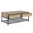 Sandy Coffee Table With Bottom Shelf