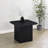 Exeter Black Square End Table-599443424
