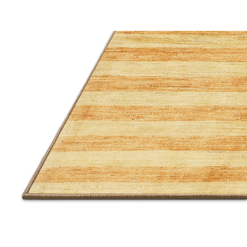 Tapis beige contemporain, Rectangle 2 pi x 4 pi