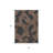 3' X 5' Chocolate And Charcoal Abstract Washable Indoor Outdoor Area Rug