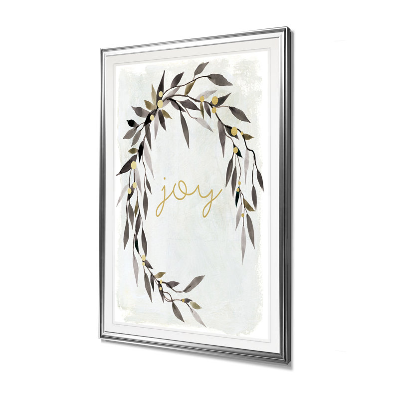 « simple joy », impression, H 30 po x l 22 po x P 1,5 po, Cadre argenté