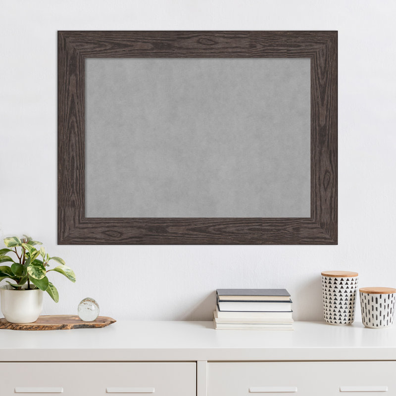 Tableau mémo magnétique en métal, H 26 po x l 34 po