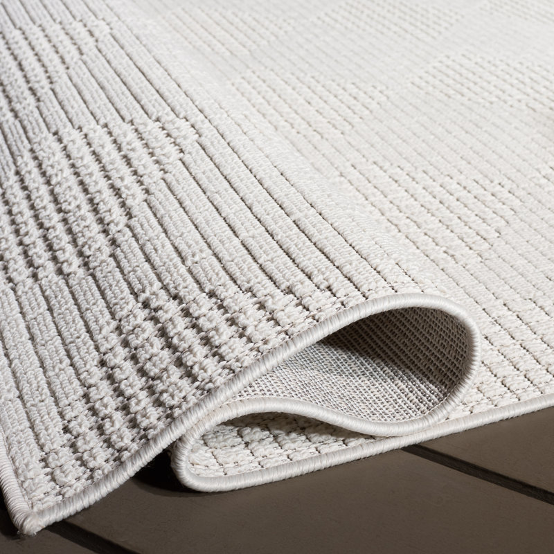 Veranda Performance Solid Color Indoor Rug, Rectangle 4' x 6'