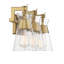 Kesia 3 Light Transparent Dimmable Vanity Light-70337295