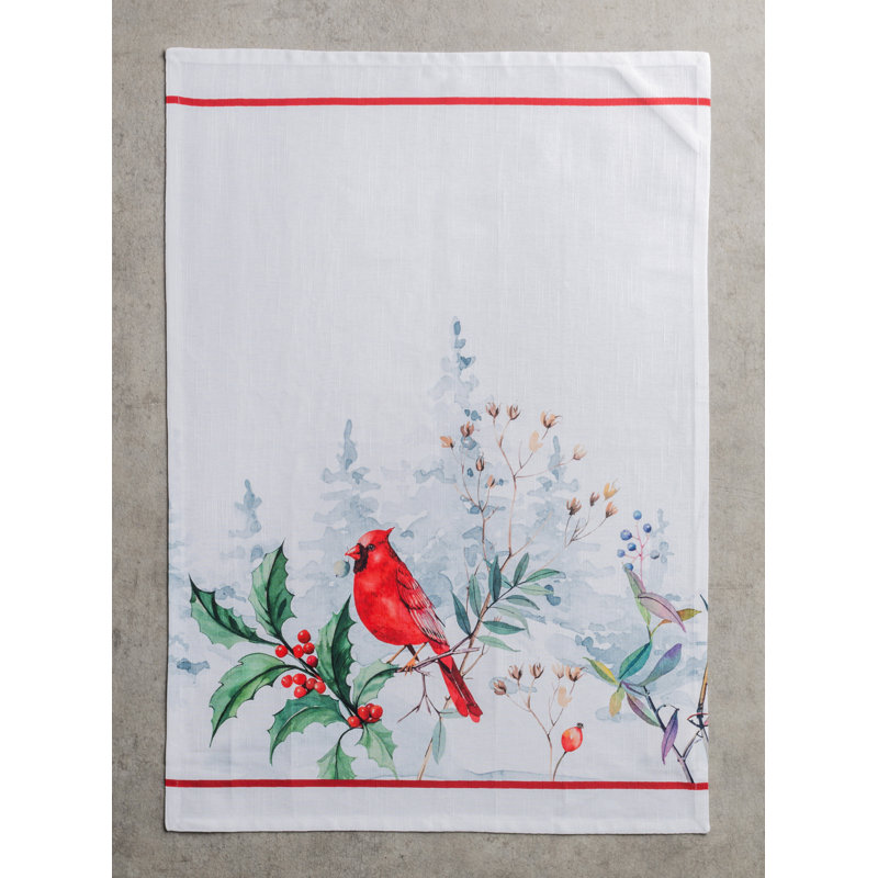 Maison d'Hermine Morzine Ensemble de torchons de cuisine 100 % coton 3 - 20 po x 27,5 po