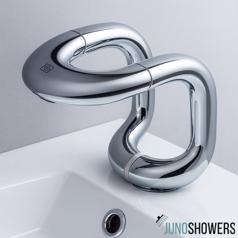 Mélangeur de douche à poignée simple bronze huilé avec pomme de douche et bras