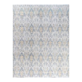 Overdyed One-of-a-Kind Rectangle 8'1" X 10'3" Hand Knotted Area Rug