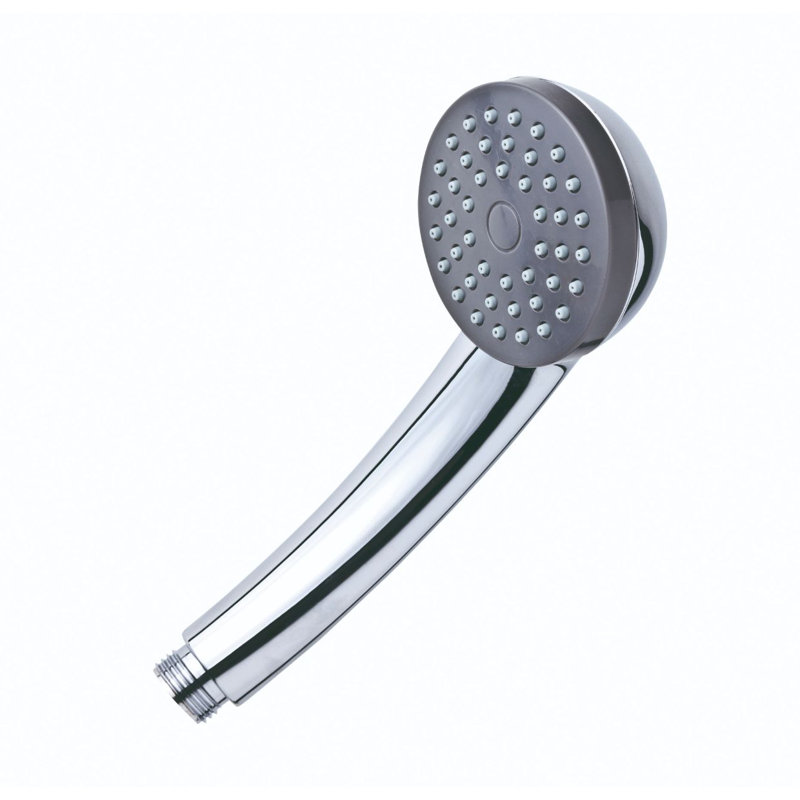 Almeria Single Mode Shower Head - White, Chrome
