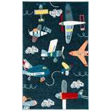 Glantz Navy / Ivory Area Rug