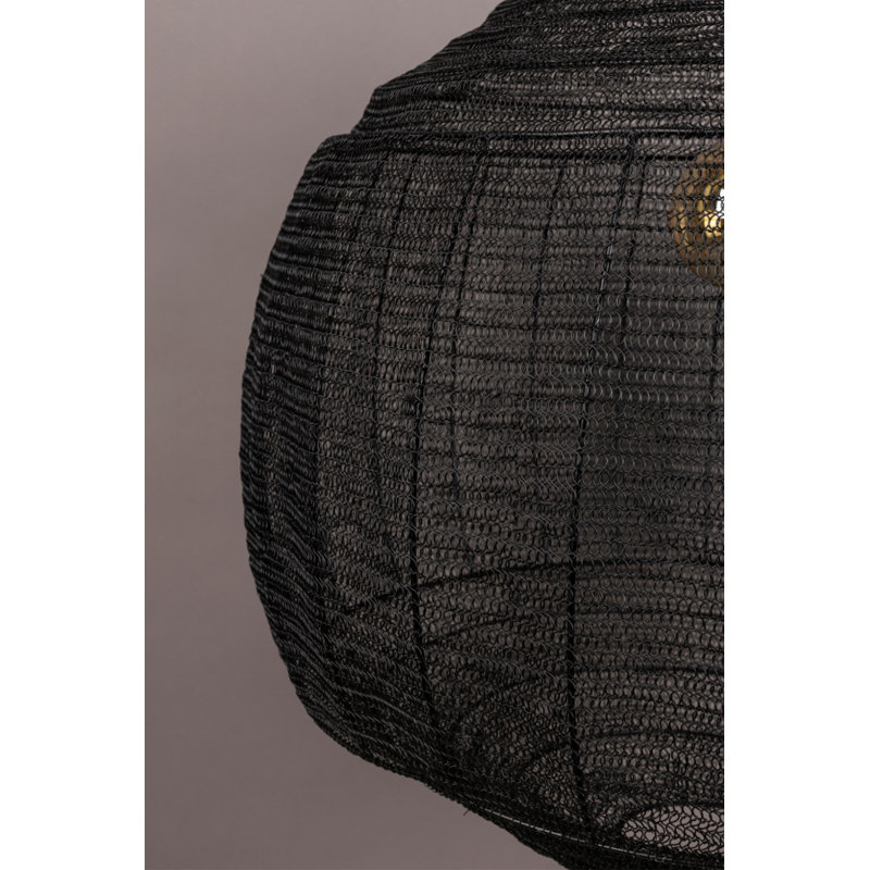 1 - Light Pendant, 70" H x 28" W x 28" D, Black