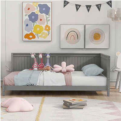 Twin Size Wood Daybed/Sofa Bed, Espresso