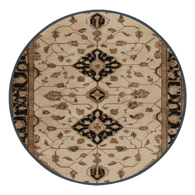 Machine Washable Persian Brown Area Rug