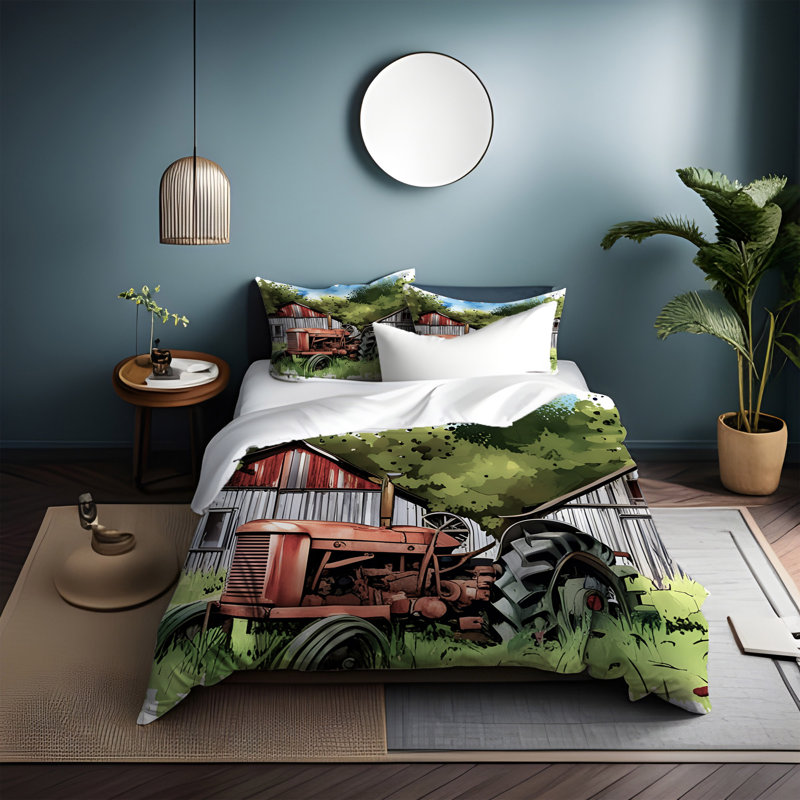 Abstract Duvet Cover, King Duvet Cover + 2 King Shams
