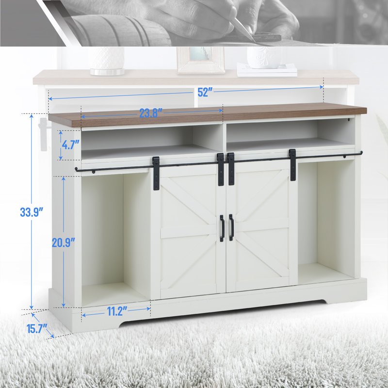 Lowndesboro 52'' Sideboard, Warm White