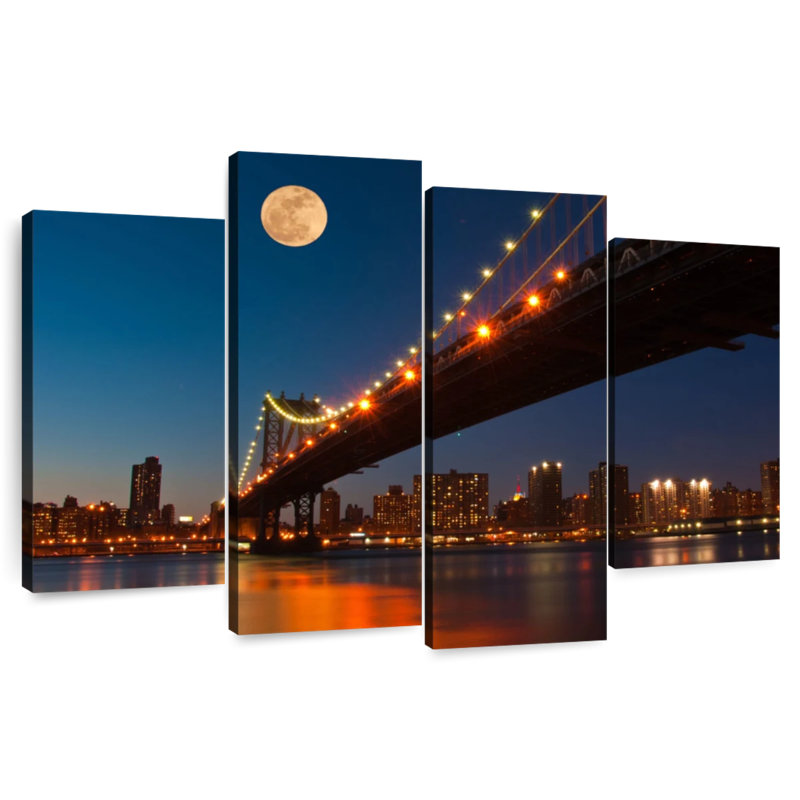 Lilie Moonlit Manhattan Bridge