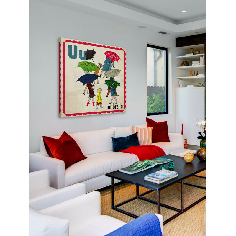 Umbrella - Wrapped Canvas Print, 102cm H x 102cm W
