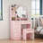Litzy 53.1'' Vanity with Stool and Mirror-323374998