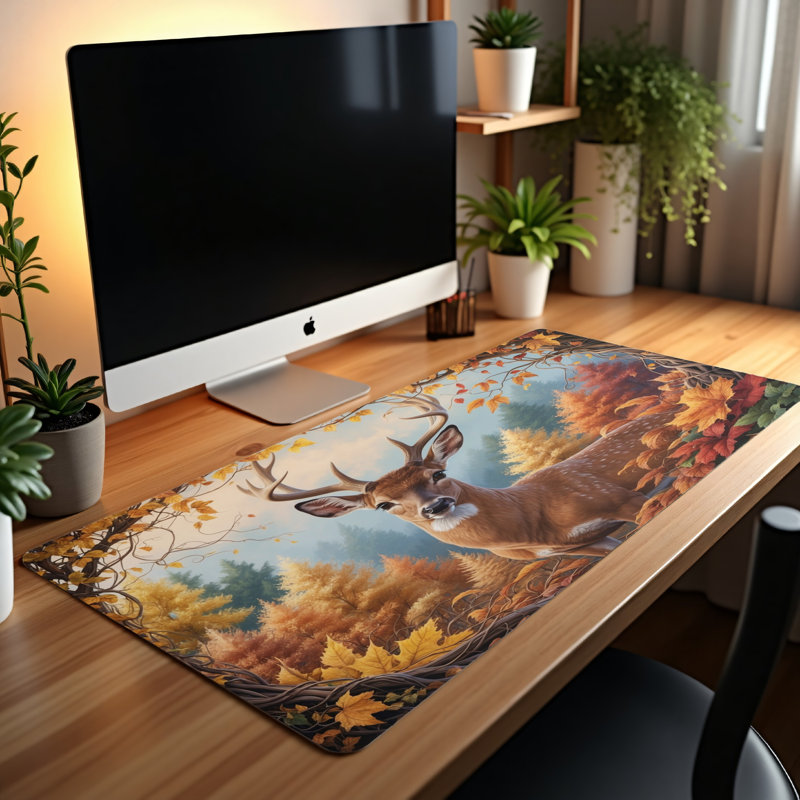 Polyester Desk Pad, 31.5x15.5